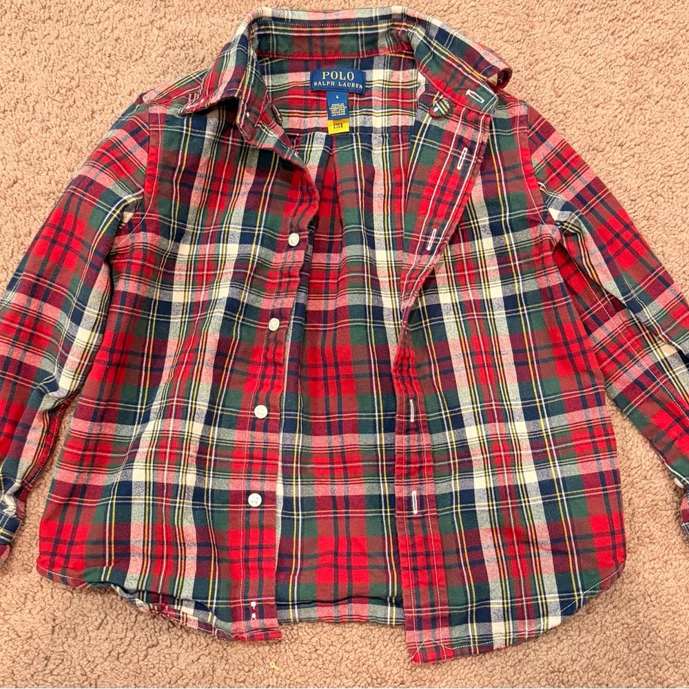 Polo by Ralph Lauren Kids Multicolor Plaid Button-Down Shirt